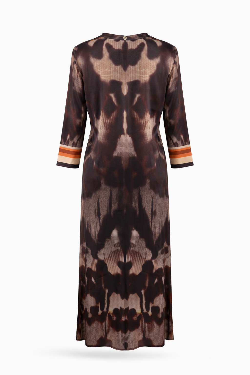 Yippie Hippie Maxikleid Damen – Fließendes Sommerkleid Braun