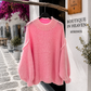 Women's Oversized Knitted Sweater Neon | Pink, Orange, Yellow & Light Blue | 38–44 | Mohair Wool Blend
