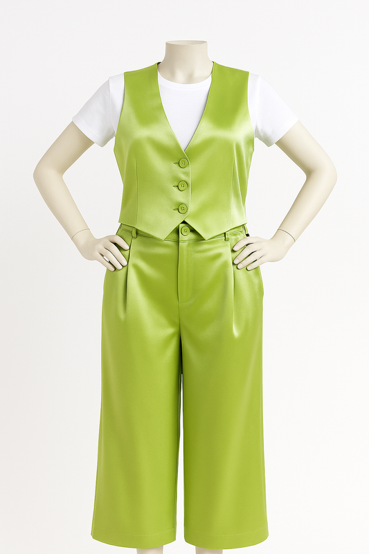 Limettenhose ausgefallener Styl