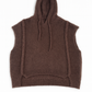 Luxus Mohair Kapuzenpullover Braun – Damen Strickpullover mit Kapuze | Premium Kid Mohair Pullunder 38–42