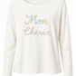 Oversize Sweatshirt „Mon Chéri“ in 2 Farben
