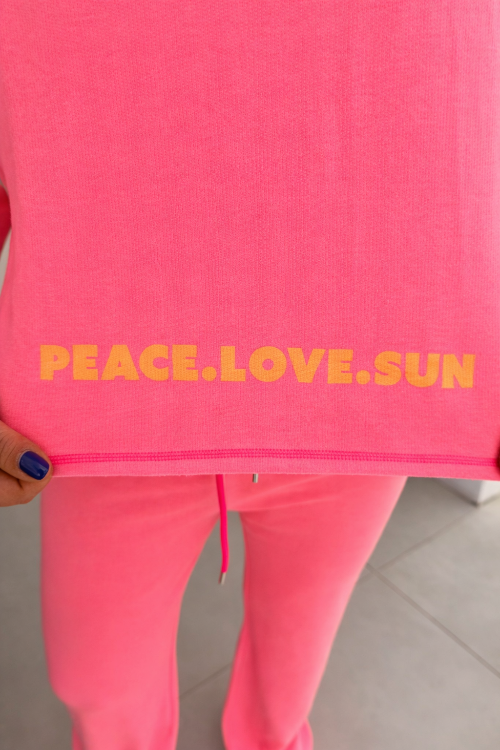 Yippie Hippie dames sweatshirt – casual oversized top van viscose-katoenmix