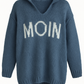 Hoodie Moin Curvy in Pink I Beige I Orange I Blau I Hellblau I Mint I Grau