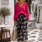 Women's skirt with flounces black blue green apricot