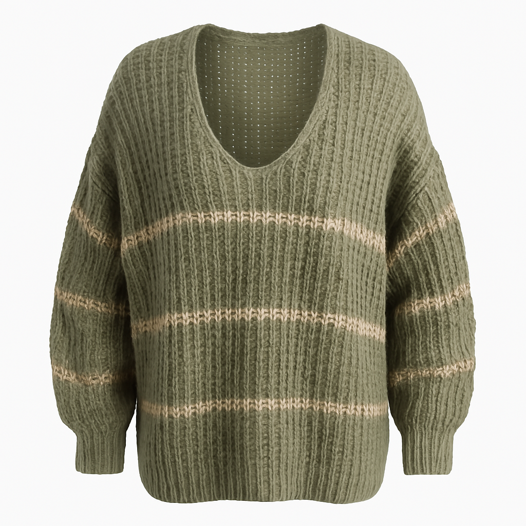 Pullover Oversize Oliv