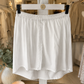 White Blouse Extender – Layering Look with Button Placket (36-42)