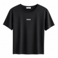COCO Glam T-Shirt Schwarz – Funkelnder Strass-Schriftzug | Premium Baumwolle | 38–42