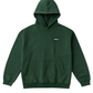 Unisex oversized groene hoodie voor dames en heren.