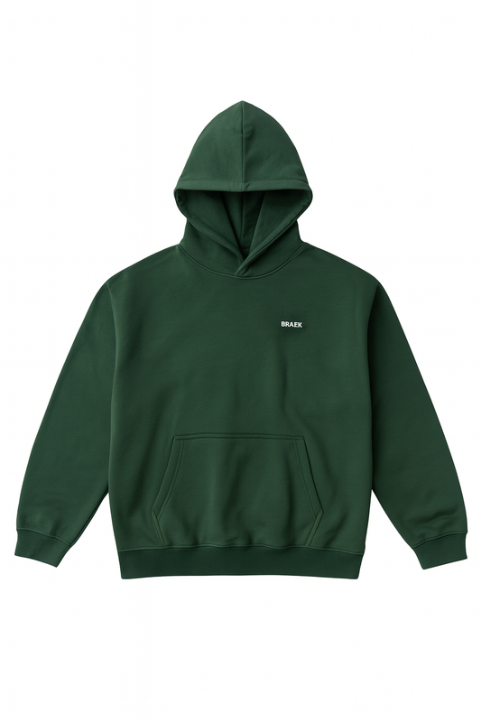 Hoodie Grün Oversize / Uni