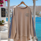 Dames sweatshirt met lange mouwen (maat 38-44)