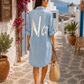 Airy crochet dress Ellena made of 100% cotton