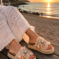 Ibiza Shell Glam Sandals - Boho Beach Luxury 🌊✨