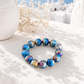 Magic Pearls Damen Armband mit großen Perlen | Elastisches Statement-Armband in verschiedenen Farben