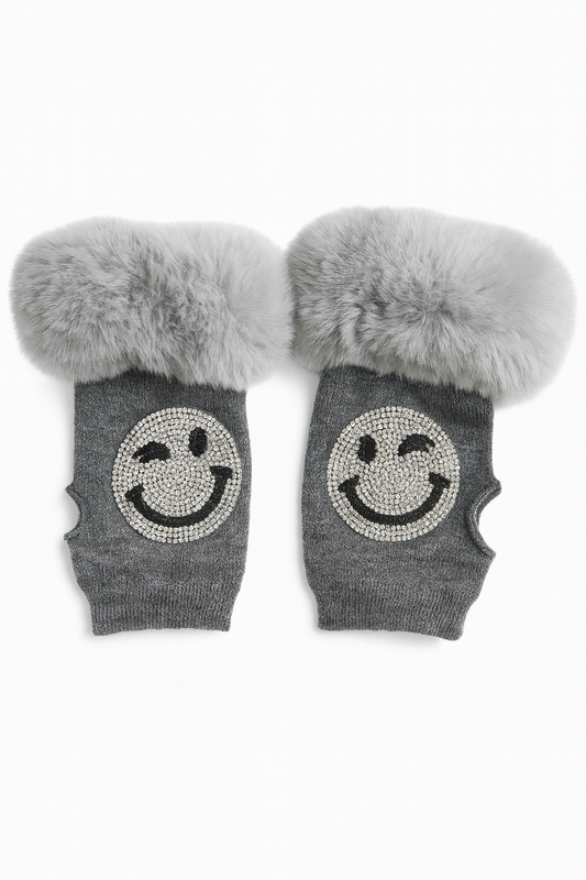 Handschuhe mit Fellbesatz