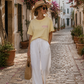 🍋 Limoncello Spritz Ibiza Shirt – Oversize Statement T-Shirt Gelb (38-42)