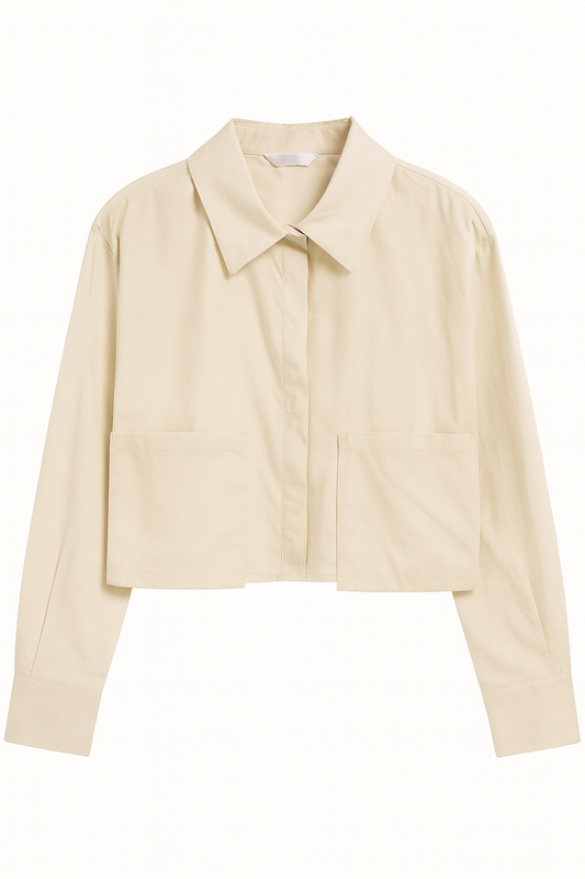 Bluse in Beige I Blau I Schwarz