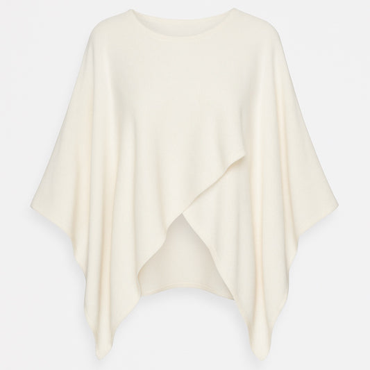 Kaschmir-Poncho Überwurf 3/4 Arm