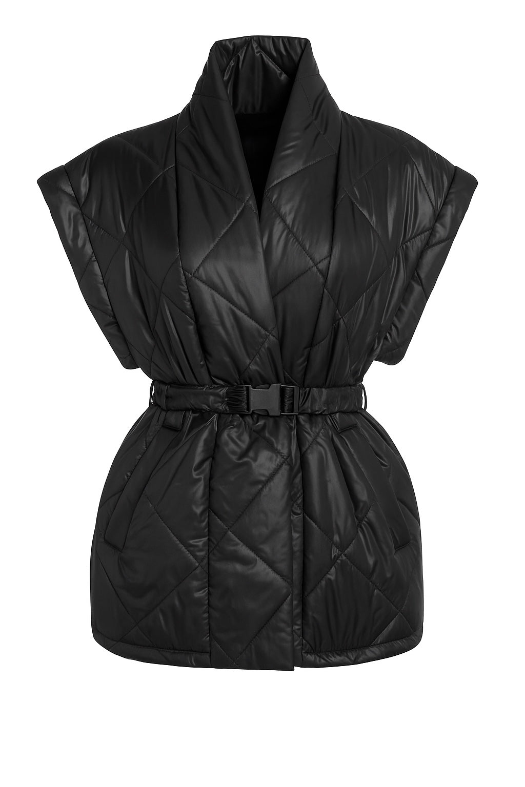 Steppweste dünn mit Gürtel