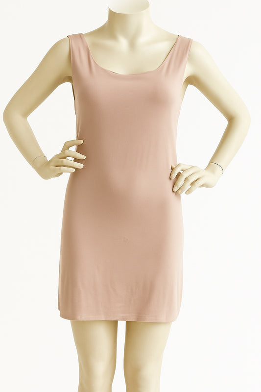 Top in Beige auch als Unterkleid nutzbar