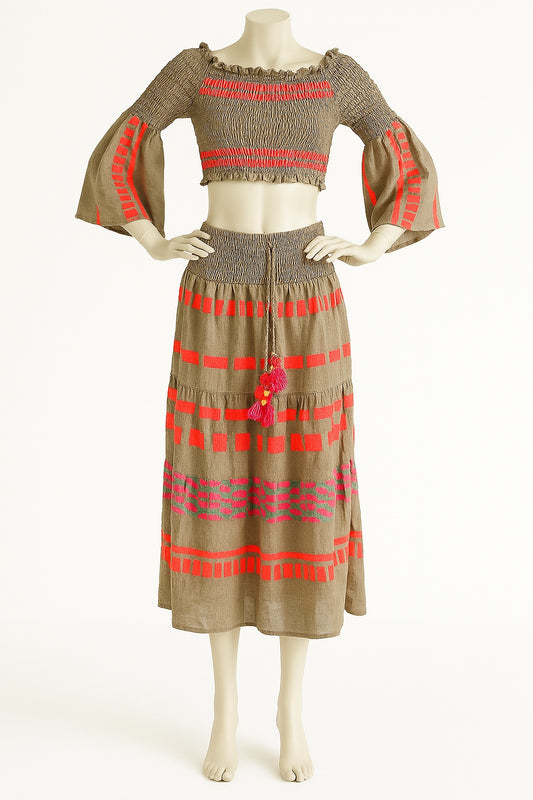 Boho Zweiteiler Set