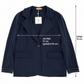 Navy Blazer Damen – Eleganter Stretch Blazer mit Musterdetails & One-Button-Style 38-40