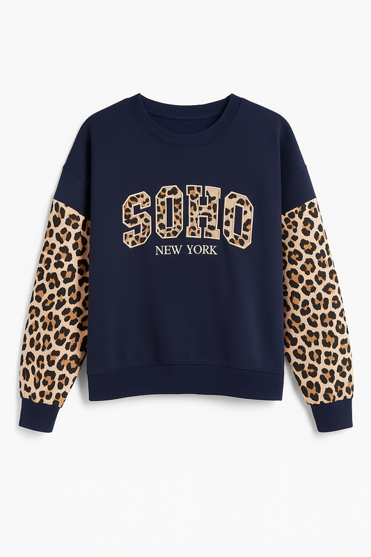 Sweatshirt Leo  Blau I Grün I Beige I Braun I Bordeaux