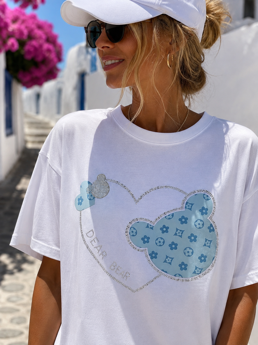 🩵 Dream Bear Ibiza Shirt – Premium Statement T-Shirt (38–42)