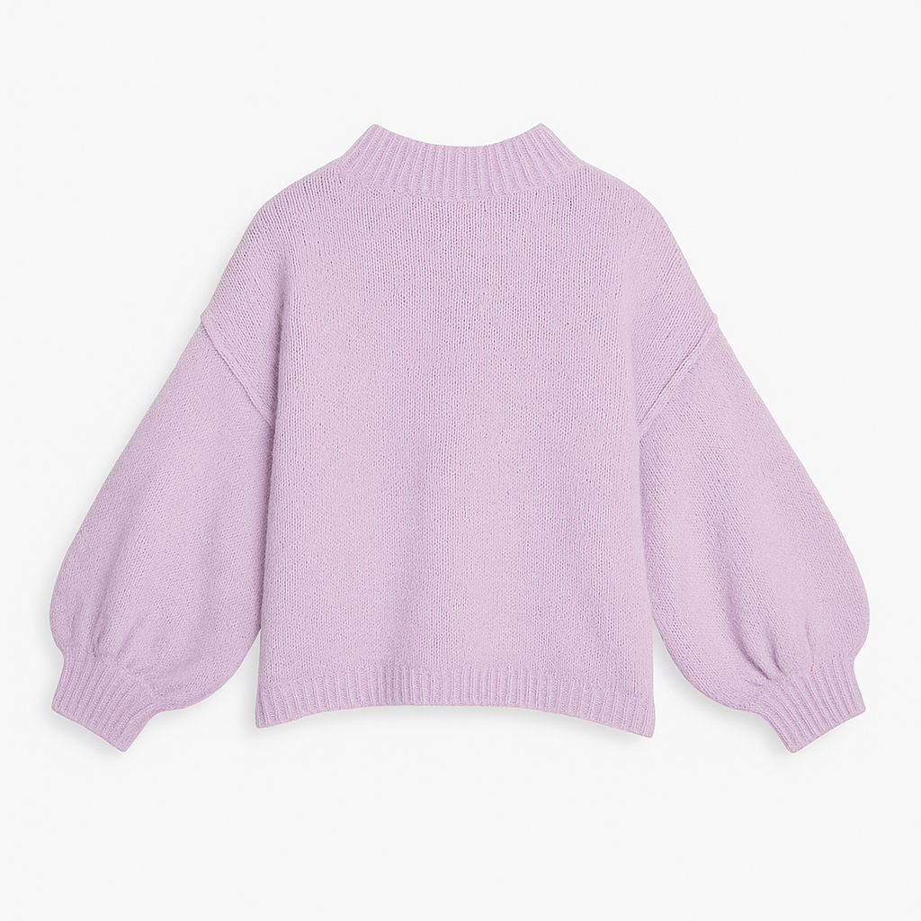 Oversize-Strickpullover „Wake me for Champagne“ 🍾💗