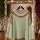🌸 Pastel Dream Oversize – Kuschelpullover mit Farbdetails (38-46)