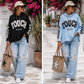 💙 TOUCH Oversized Hoodie - Women's Hoodie | 38–42+ | Statement Hoodie | 6 Colors