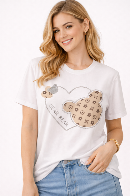 🩵 Dream Bear Ibiza Shirt – Premium Statement T-Shirt (38–42)