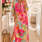 Yippie Hippie Maxikleid Tropical Paradise | 100% Viskose, Seitentaschen, Seitenschlitze & Glockenärmel 🌺☀️✨Das Letzte Kleid in XS!!!