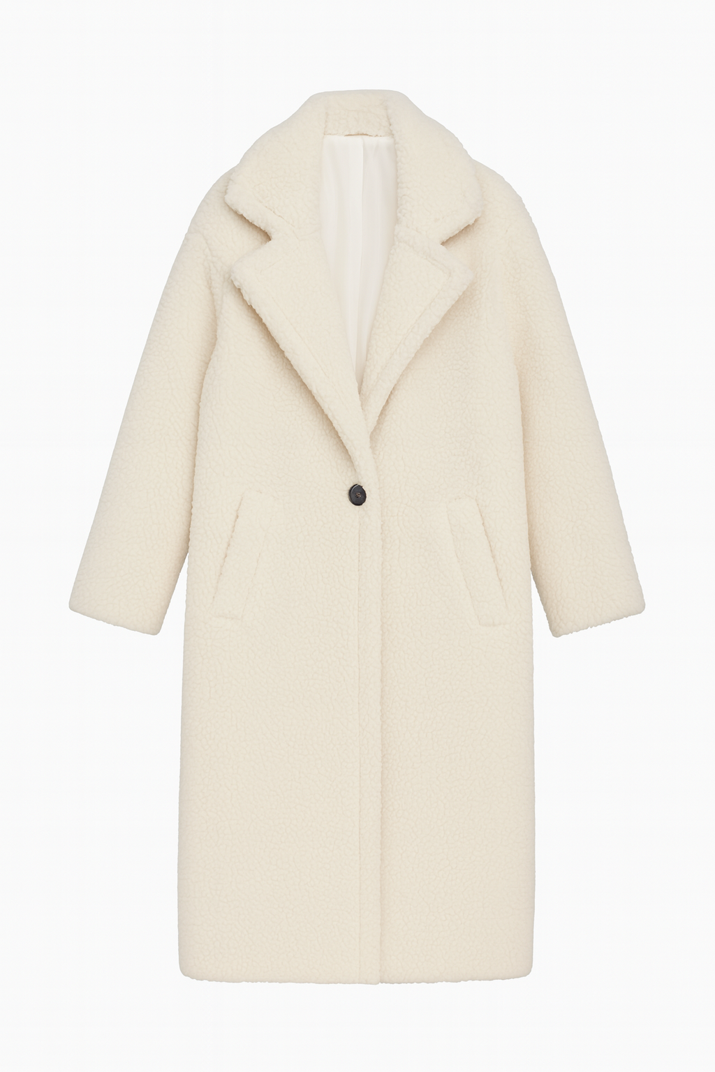 Teddy Dream Coat – Cremeweiß