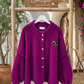 💜 Berry Chic Teddy Jacket - Your New Statement Piece! 38-44