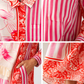 Yippie Hippie Damesjurk Roze-Rood met Printmix