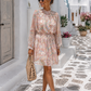 Paradise Chiffonkleid – Luxury Ibiza Dress mit Stehkragen & Wow-Effekt ✨