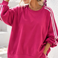 Damen-Zweiteiler Oversize in kräftigem Fuchsia-Pink aus Viskose