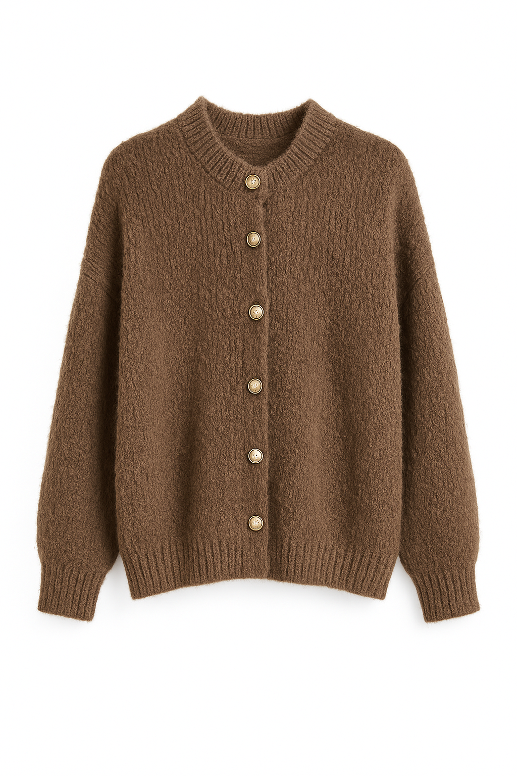 Kuscheliger, brauner Kardigan