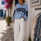 💙 TOUCH Oversized Hoodie - Women's Hoodie | 38–42+ | Statement Hoodie | 6 Colors