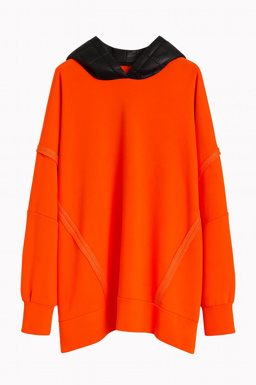 Oversize Hoodie Curvy Neonorange