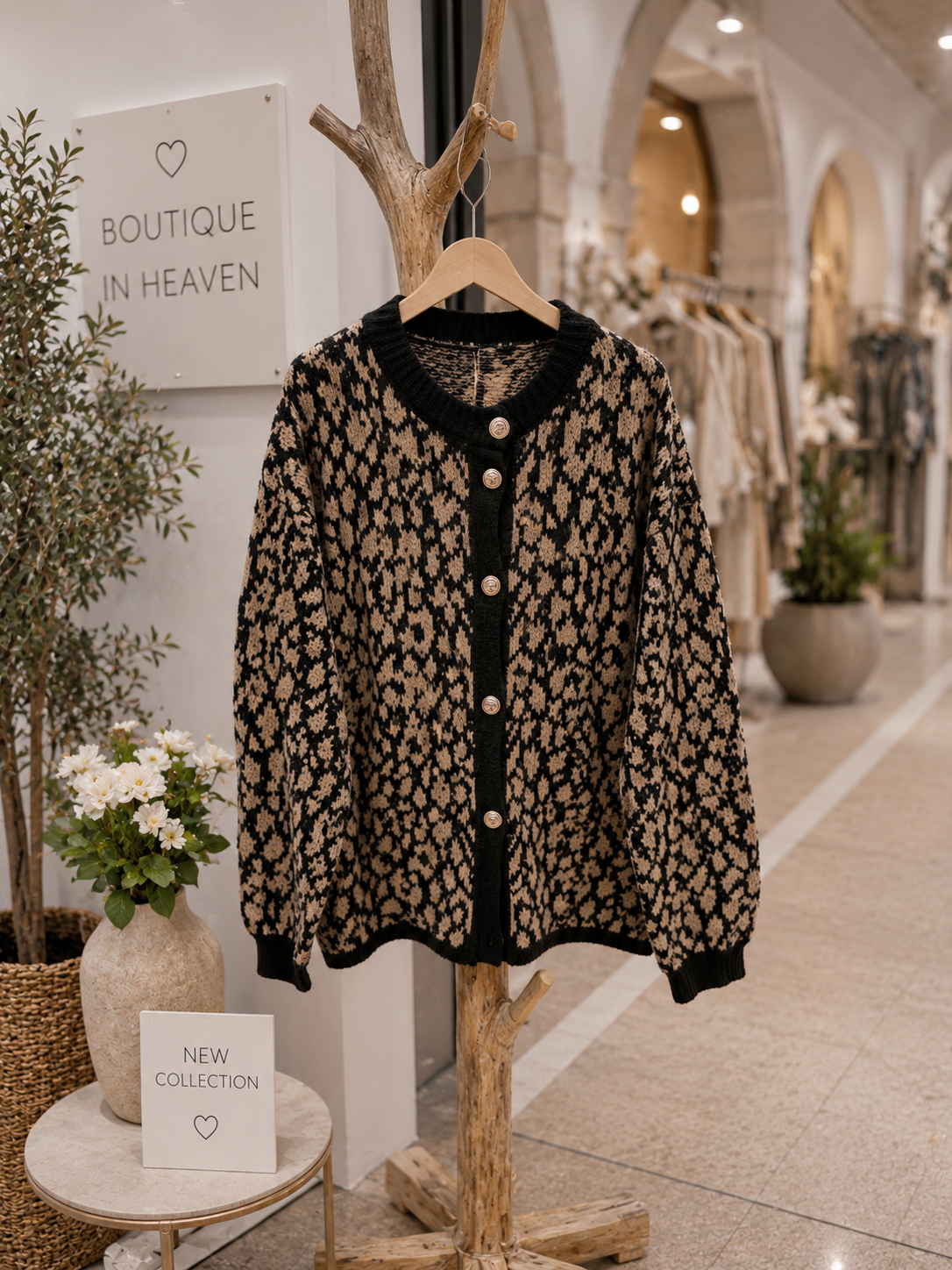 Wild Luxury – Leo Cardigan with Mohair & Wool 38-42