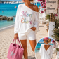 Women's Sweatshirt Longline T-shirt (US 8-16)