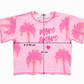 Yippie Hippie Oversize Damen T-Shirt Pink mit Print – Casual Sommer Shirt Das letzte in S - fällt mind. mit M aus!!!