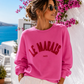 Women's Oversized Sweatshirt Neon Colors – Le Marais Paris Pullover with 3D Print | Trend Statement