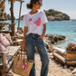 🩵 Dream Bear Ibiza Shirt – Premium Statement T-Shirt (38–42)
