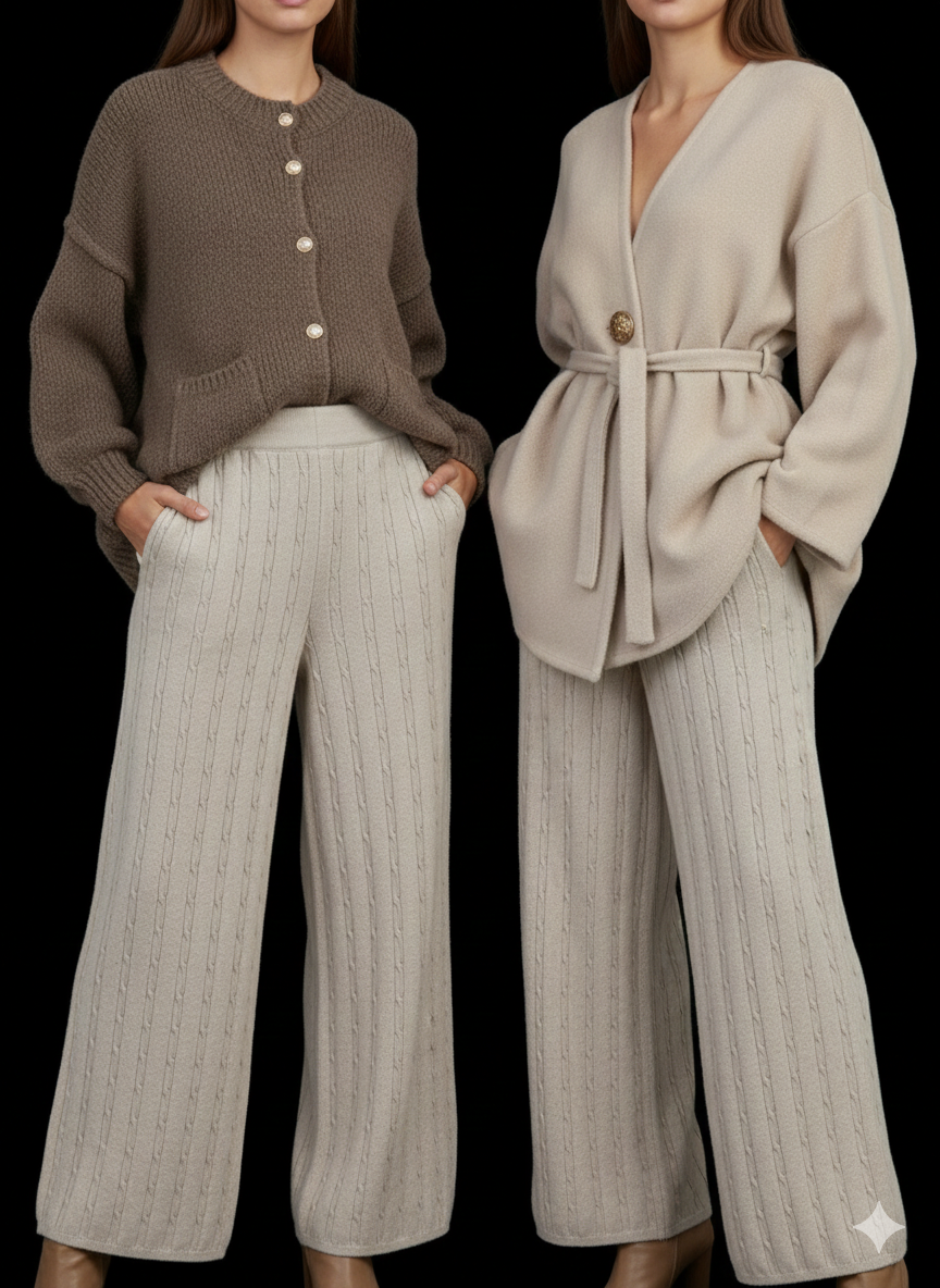 Damesbroek, gebreide broek