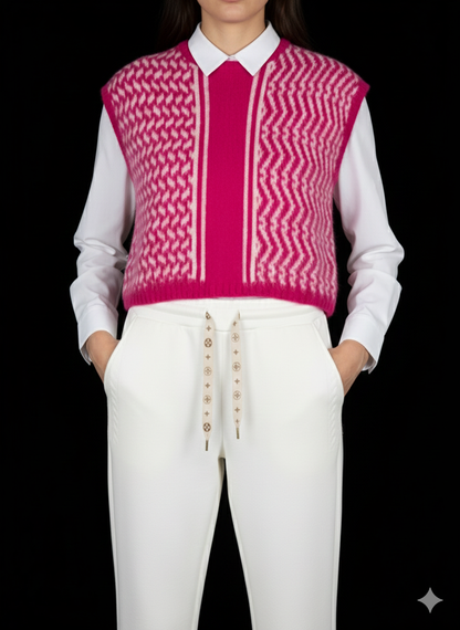 Damenpullunder Strickpullunder Kurzarm Yippie Hippie