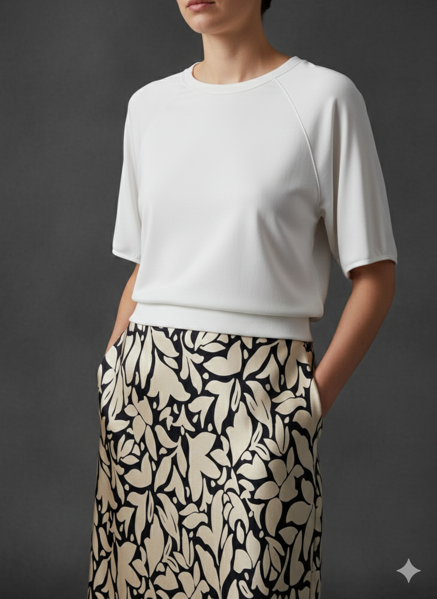 JC Sophie langer Rock in Beige