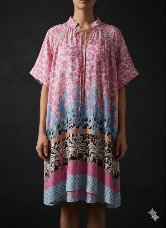 Damenkleid Midikleid Tunika von Yippie Hippie