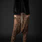 Dames baggy broek met luipaardprint